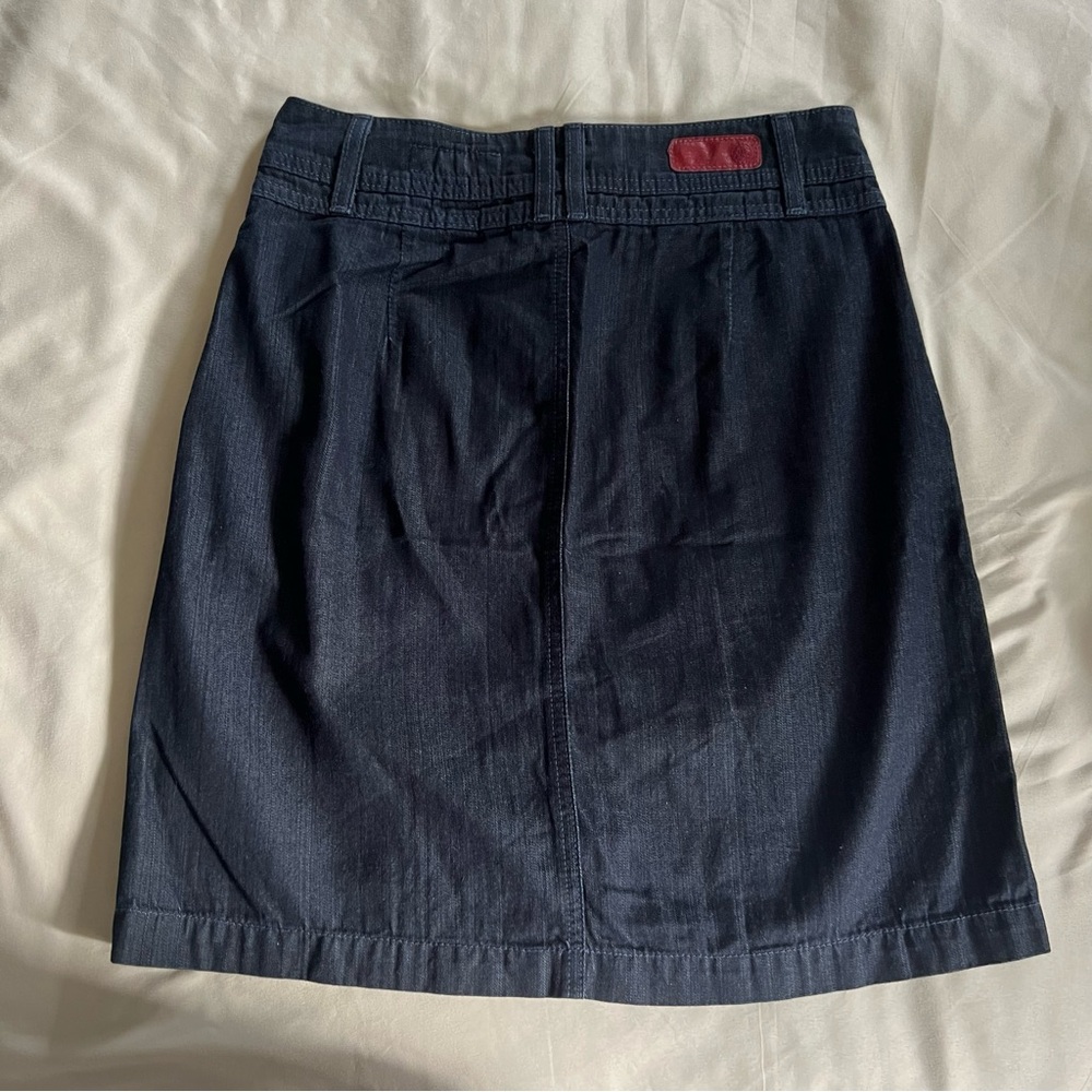 AG Adriano Goldschmied Dark Denim Pencil Skirt Size 26 Zipper Fly - Picture 7 of 9